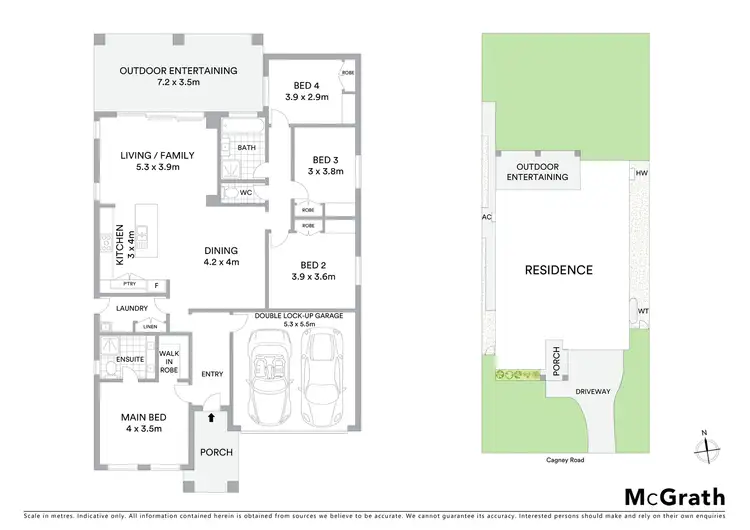 Floorplan of Homely house listing, 11 Cagney Road, Rutherford NSW 2320