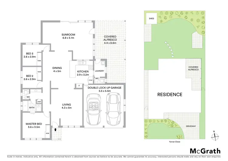 Floorplan of Homely house listing, 11 Yarran Close, Cameron Park NSW 2285