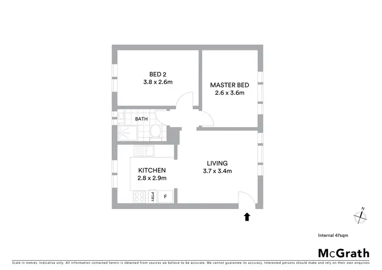 Floorplan of Homely unit listing, 10/11-13 Tryon Street, Hackett ACT 2602