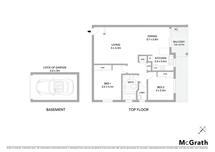 Floorplan of Homely apartment listing, 16/10-14 Kingsland Road South, Bexley NSW 2207