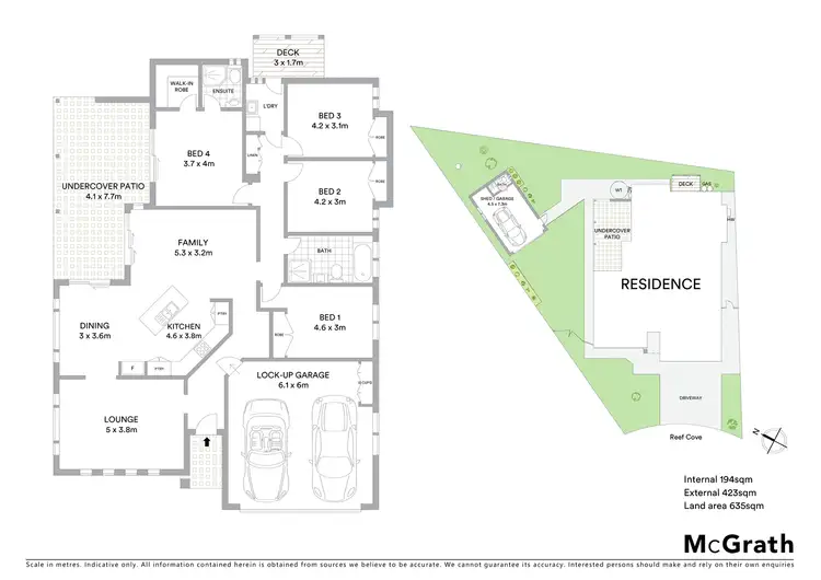 Floorplan of Homely house listing, 4 Reef Cove, Safety Beach NSW 2456