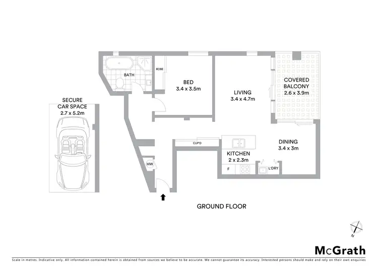 Floorplan of Homely apartment listing, 30/10 Drovers Way, Lindfield NSW 2070