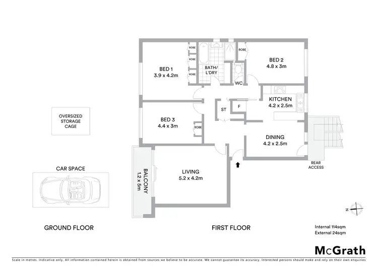 Floorplan of Homely apartment listing, 2/22A Kooyong Road, Caulfield North VIC 3161