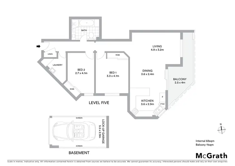 Floorplan of Homely apartment listing, 42/19 Central Road, Miranda NSW 2228