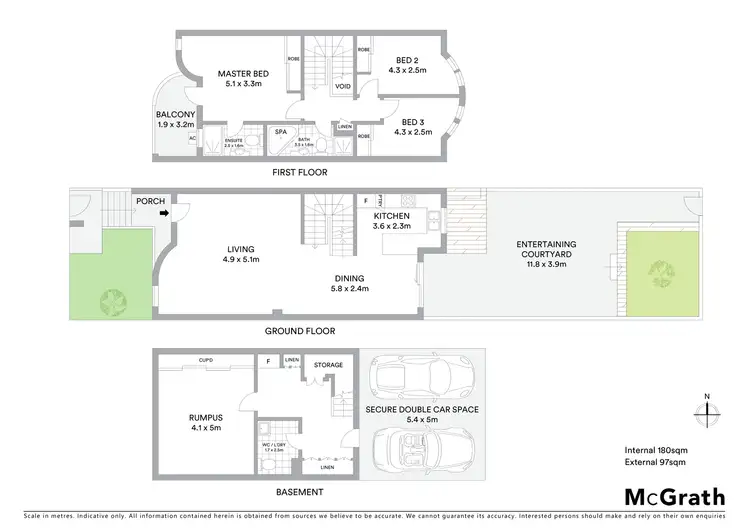 Floorplan of Homely townhouse listing, 20/2 Victoria Street, Botany NSW 2019