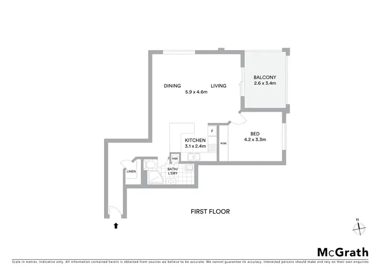 Floorplan of Homely apartment listing, 33/43 Ijong Street, Braddon ACT 2612