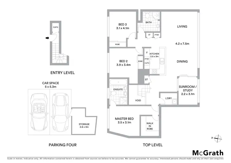 Floorplan of Homely apartment listing, 201/107 Quay Street, Sydney NSW 2000