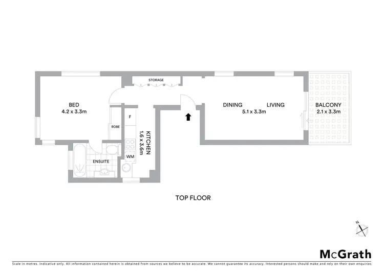 Floorplan of Homely apartment listing, 9/75 Elizabeth Bay Road, Elizabeth Bay NSW 2011