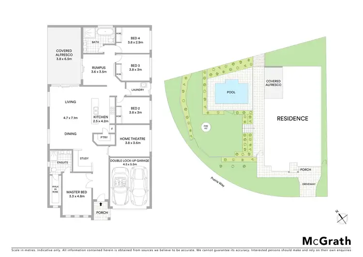 Floorplan of Homely house listing, 15 Prairie Way, Gillieston Heights NSW 2321