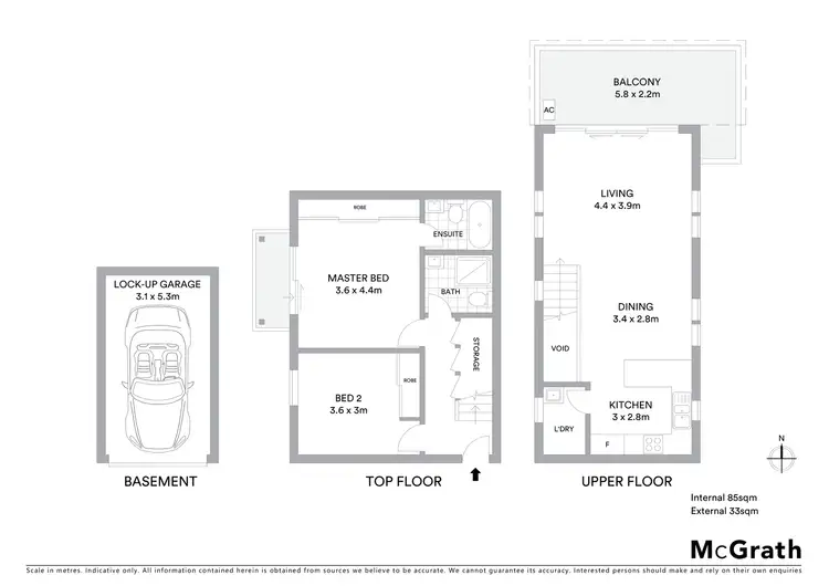 Floorplan of Homely apartment listing, 16/161 Queen Street, Beaconsfield NSW 2015