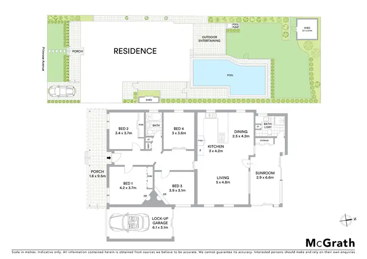 Floorplan of Homely house listing, 3 Primrose Avenue, Sandringham NSW 2219