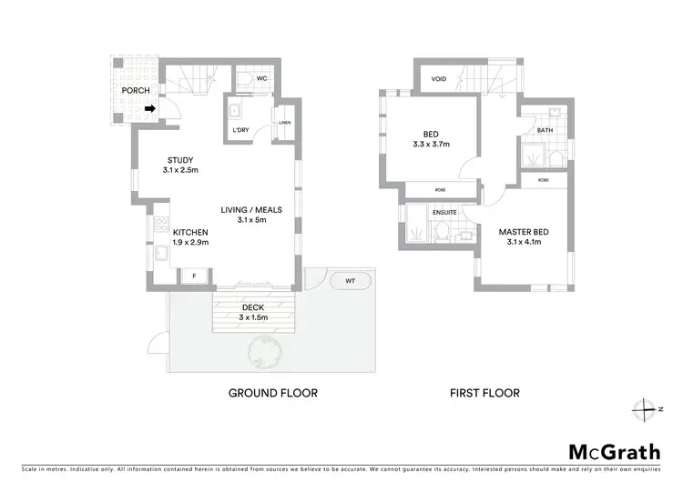 Floorplan of Homely townhouse listing, 4/192 Francis Street, Yarraville VIC 3013