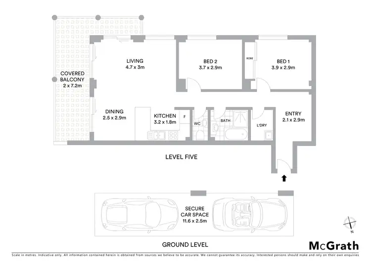 Floorplan of Homely unit listing, 18/3 West Terrace, Bankstown NSW 2200