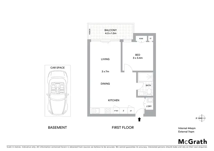 Floorplan of Homely apartment listing, 107/18 Queen Street, Blackburn VIC 3130