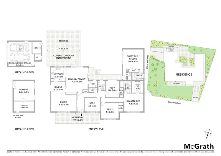 Floorplan of Homely house listing, 1 Campton Court, Carlingford NSW 2118