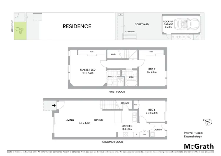 Floorplan of Homely villa listing, 4A Avenal Street, Crace ACT 2911