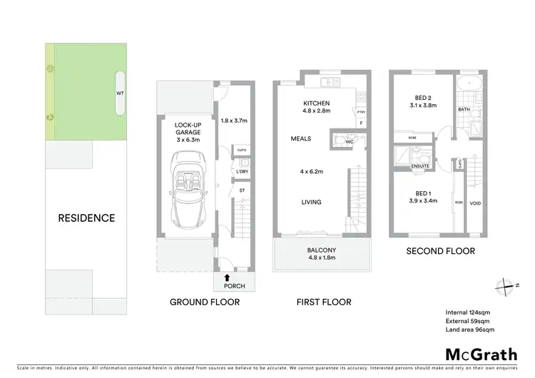 Floorplan of Homely townhouse listing, 12 Primary Street, Mooroolbark VIC 3138