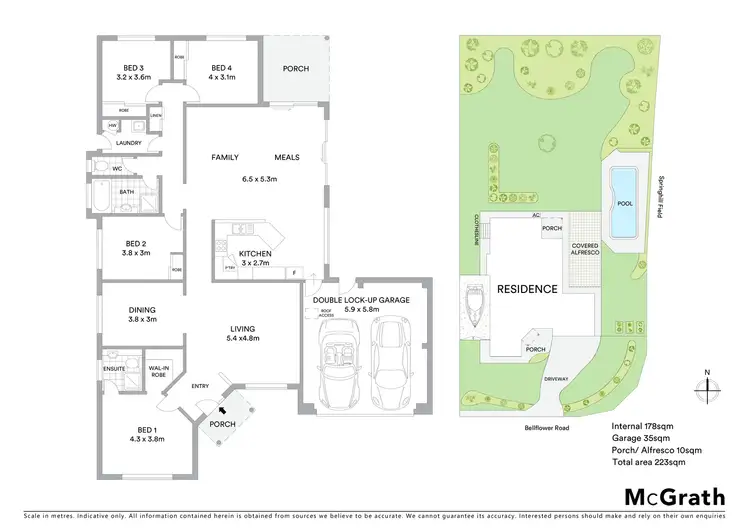 Floorplan of Homely house listing, 2 BellFlower Road, Sippy Downs QLD 4556