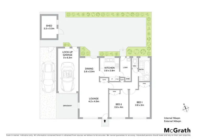 Floorplan of Homely unit listing, 2/77-79 Bayswater Road, Croydon VIC 3136