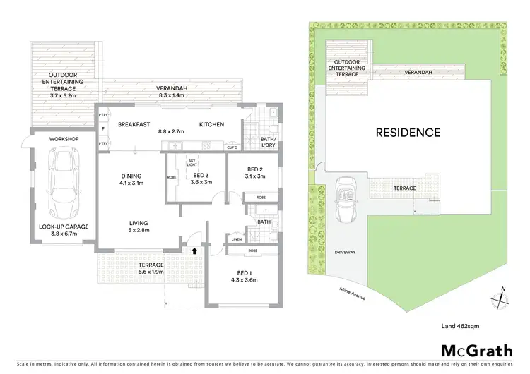 Floorplan of Homely house listing, 8 Milne Avenue, Matraville NSW 2036