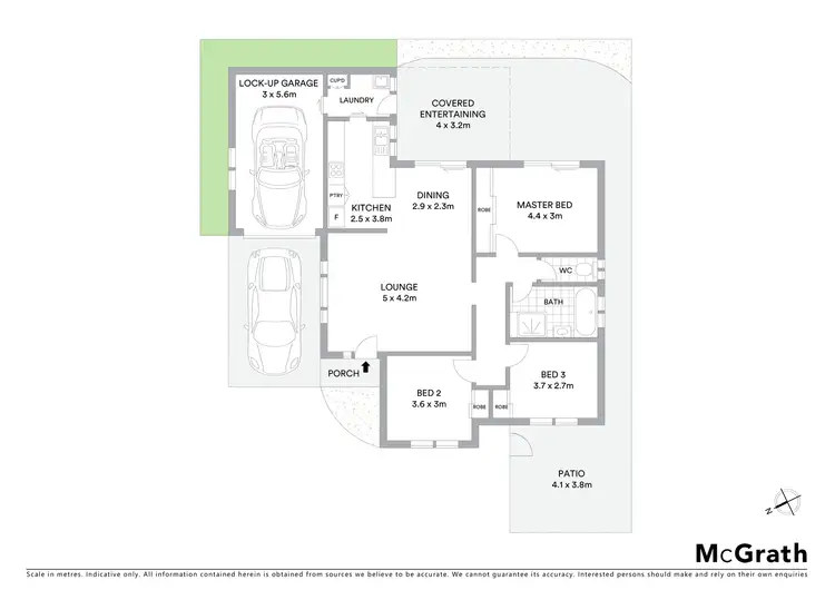 Floorplan of Homely villa listing, 3/253 The River Road, Revesby NSW 2212