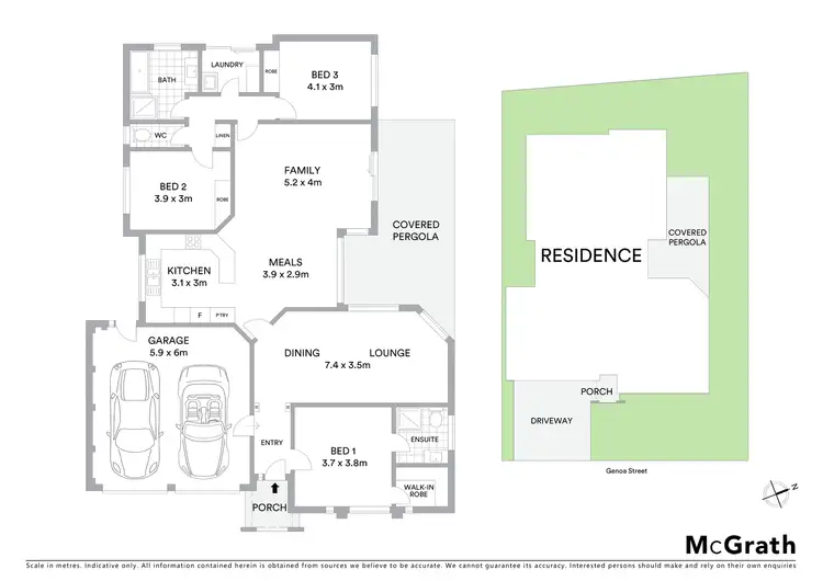 Floorplan of Homely house listing, 8 Genoa Street, Amaroo ACT 2914