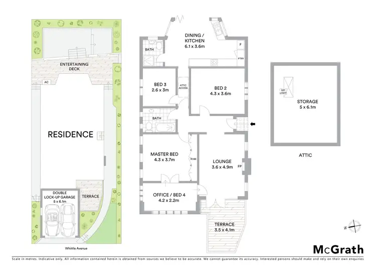 Floorplan of Homely house listing, 3 Whittle Avenue, Balgowlah NSW 2093
