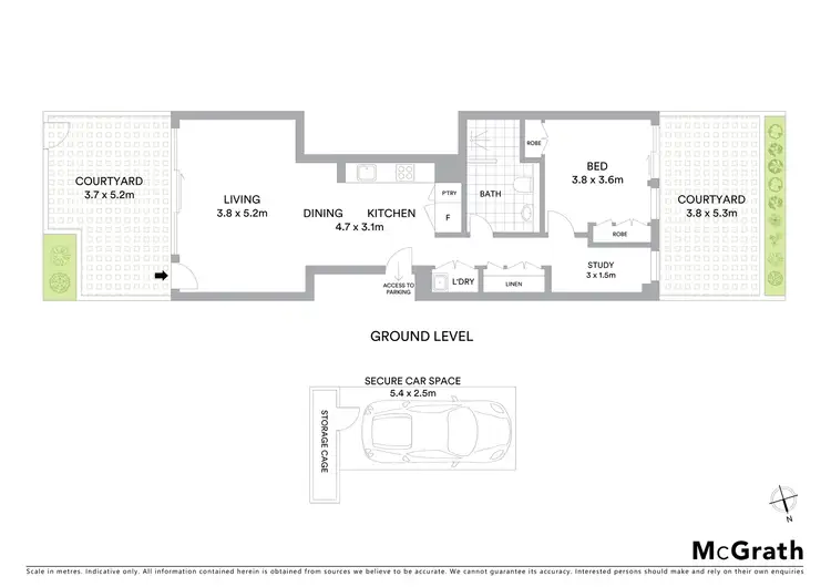 Floorplan of Homely apartment listing, G08/8 Waterview Drive, Lane Cove NSW 2066