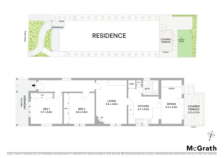 Floorplan of Homely house listing, 22 Frazer Street, Lilyfield NSW 2040