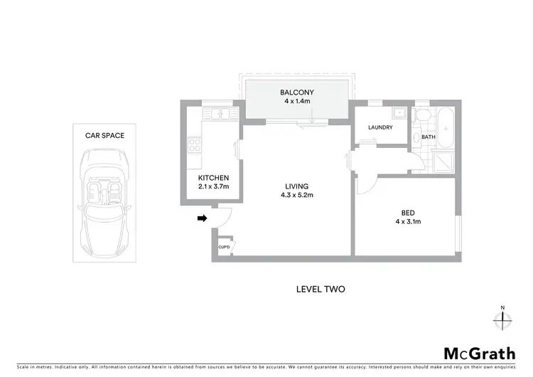 Floorplan of Homely apartment listing, 14/145 Chapel Road, Bankstown NSW 2200