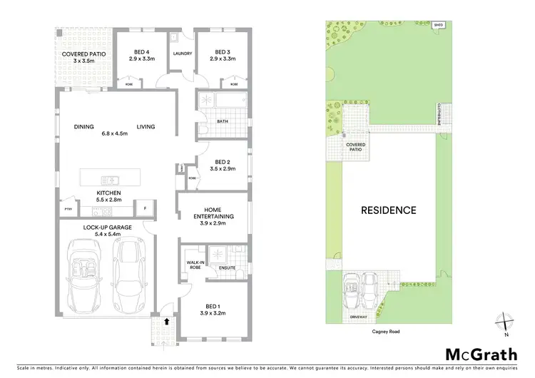 Floorplan of Homely house listing, 38 Cagney Road, Rutherford NSW 2320