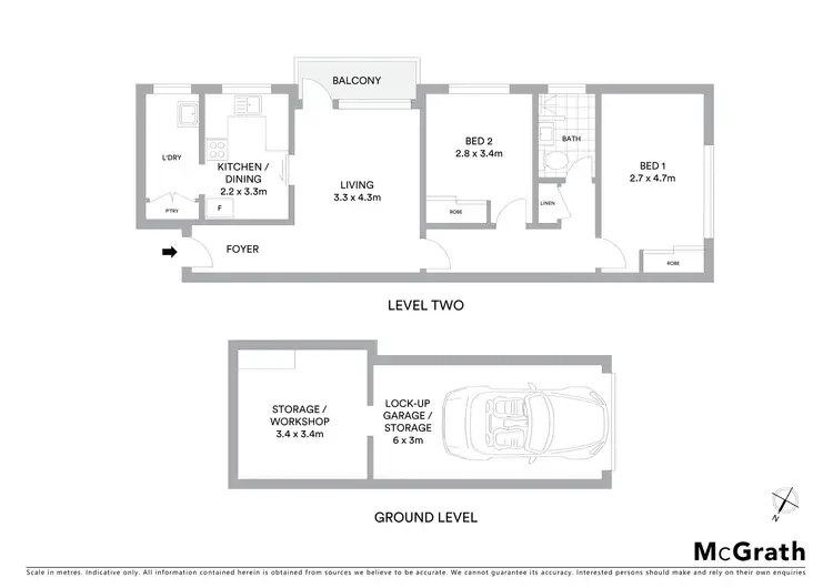 Floorplan of Homely apartment listing, 11/4 Union Street, West Ryde NSW 2114