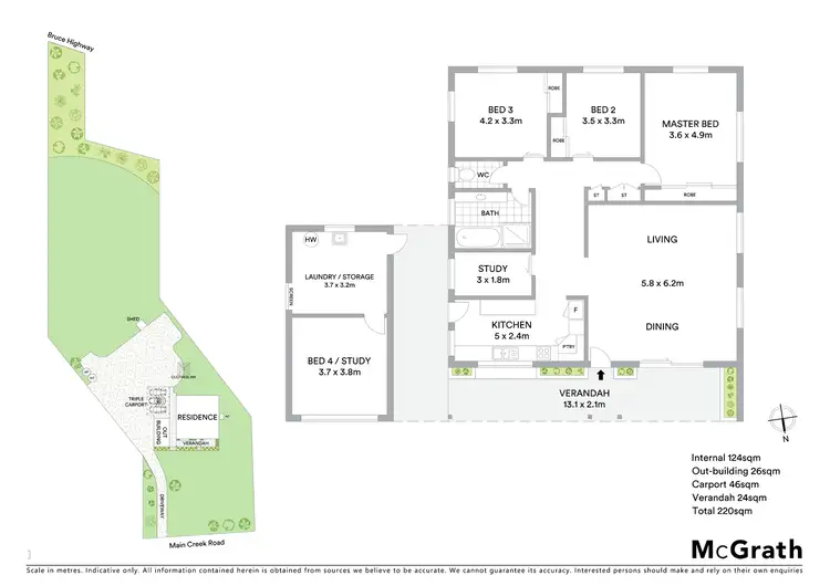 Floorplan of Homely house listing, 64-66 Main Creek Road, Tanawha QLD 4556