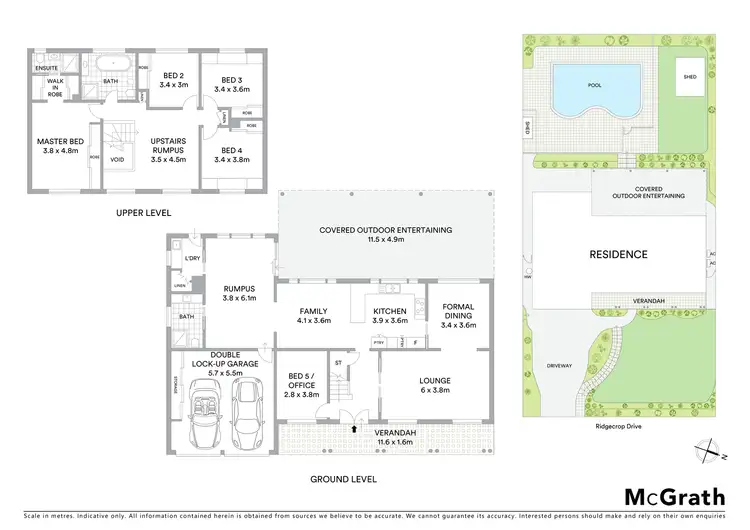 Floorplan of Homely house listing, 109 Ridgecrop Drive, Castle Hill NSW 2154