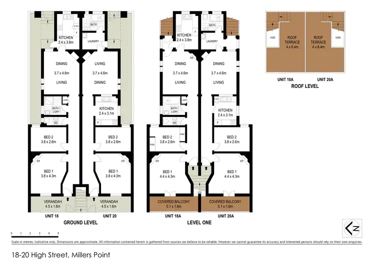 Floorplan of Homely block of units listing, 18-20A High Street, Millers Point NSW 2000