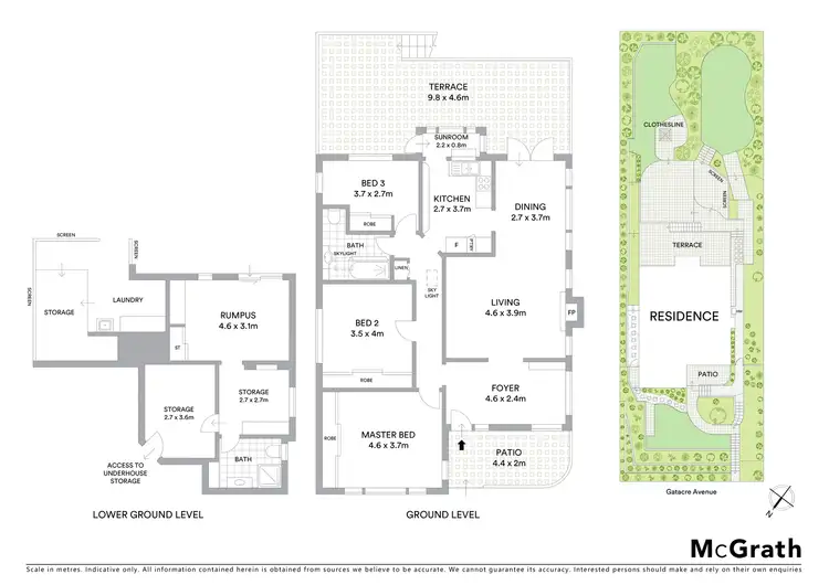 Floorplan of Homely house listing, 4 Gatacre Avenue, Lane Cove NSW 2066