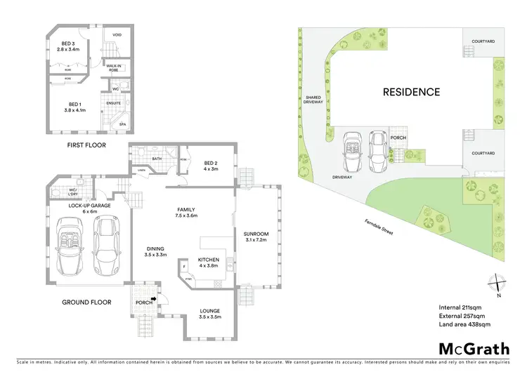 Floorplan of Homely semi-detached listing, 42 Ferndale Street, Killarney Vale NSW 2261