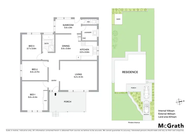 Floorplan of Homely house listing, 5 Flinders Avenue, Killarney Vale NSW 2261