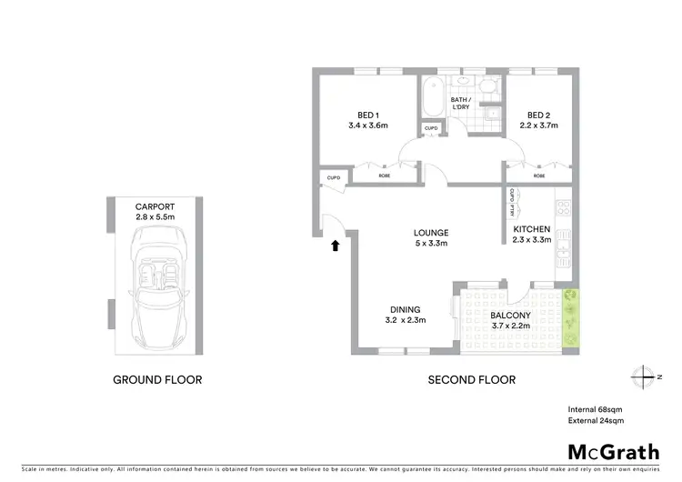 Floorplan of Homely apartment listing, 13/21 Park Street, Port Macquarie NSW 2444