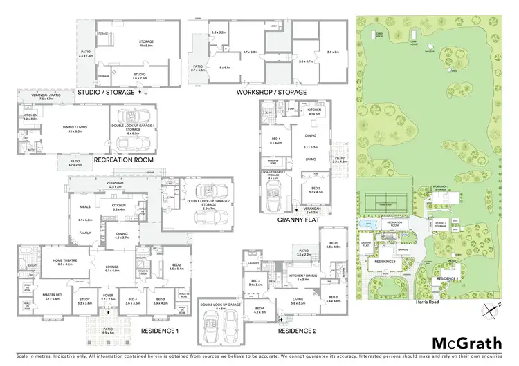 Floorplan of Homely house listing, 8-10 Harris Road, Dural NSW 2158