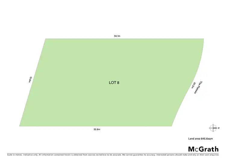 Floorplan of Homely land listing, 8 The Plateau, Port Macquarie NSW 2444