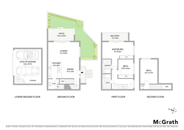 Floorplan of Homely townhouse listing, 1/327 Kissing Point Road, Dundas NSW 2117