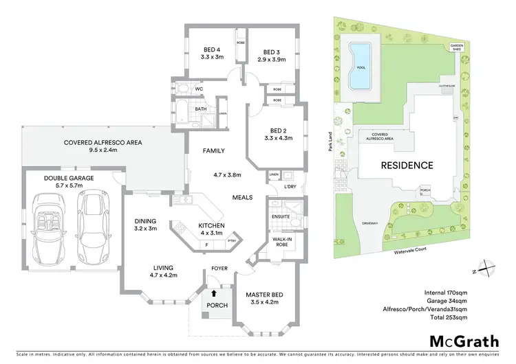 Floorplan of Homely house listing, 5 Watervale Court, Sippy Downs QLD 4556
