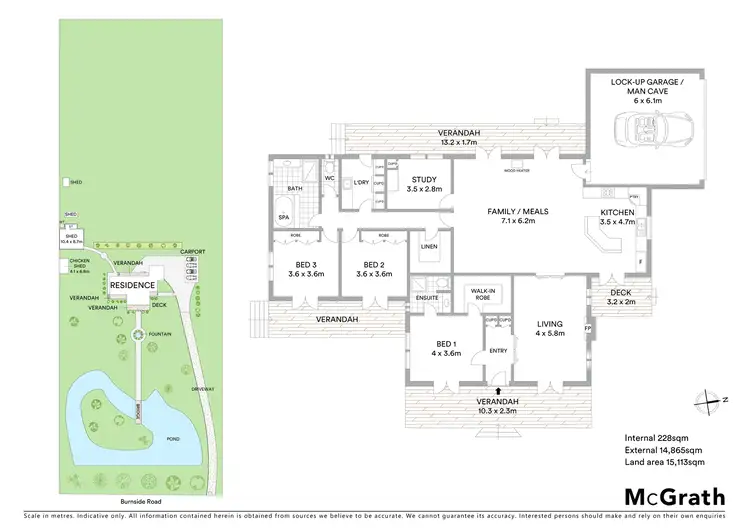 Floorplan of Homely house listing, 182 Burnside Road, Bannockburn VIC 3331