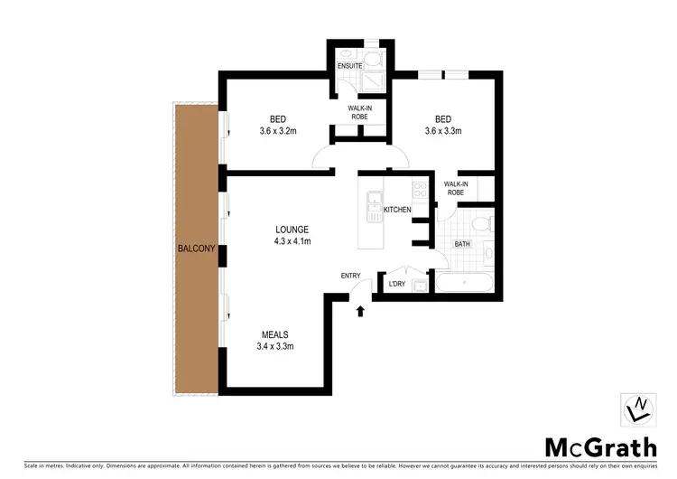Floorplan of Homely apartment listing, 302/16 The Esplanade South, Geelong VIC 3220