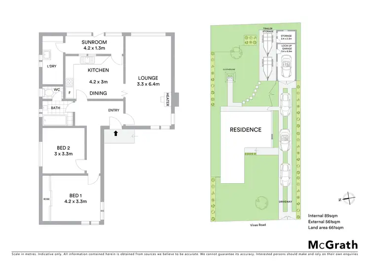 Floorplan of Homely house listing, 17 Vines Road, Hamlyn Heights VIC 3215