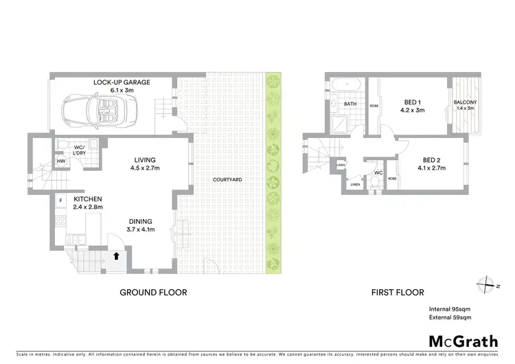 Floorplan of Homely townhouse listing, 7/13 Bullock Road, Ourimbah NSW 2258