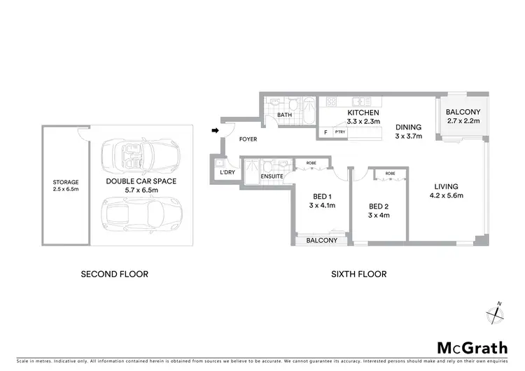 Floorplan of Homely apartment listing, 604/582 St Kilda Road, Melbourne VIC 3004