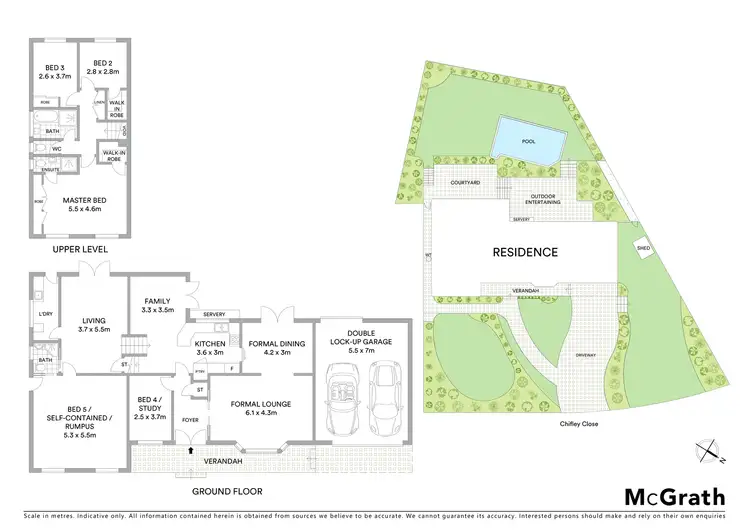Floorplan of Homely house listing, 3 Chifley Close, Wahroonga NSW 2076