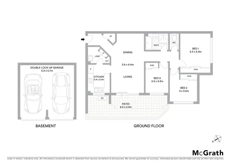 Floorplan of Homely apartment listing, 32/491 President Avenue, Sutherland NSW 2232